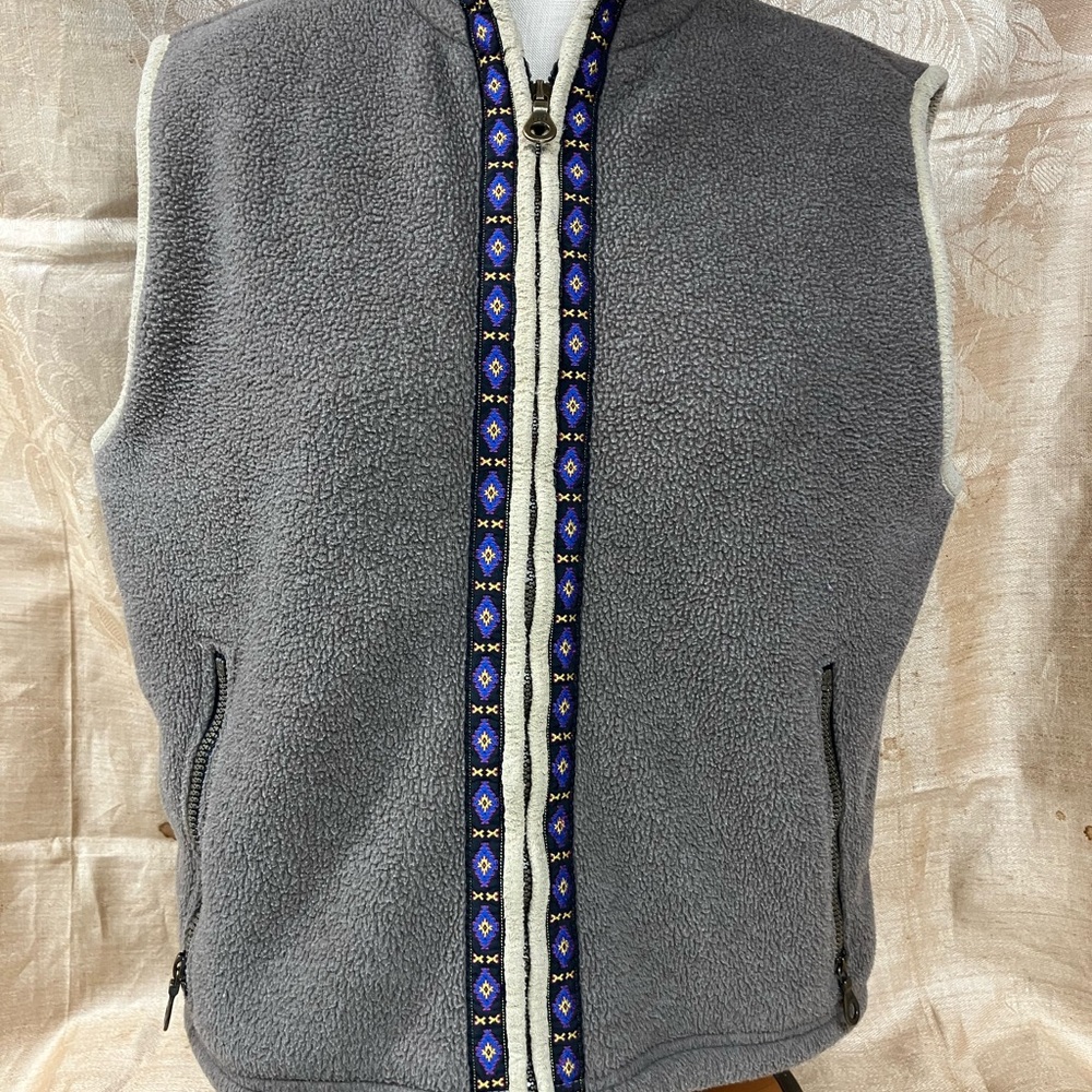 Vintage ALF Taupe Fleece Vest